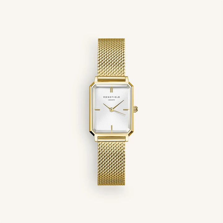 Rosefield Octagon XS Mesh Gold OWGMG-O73
