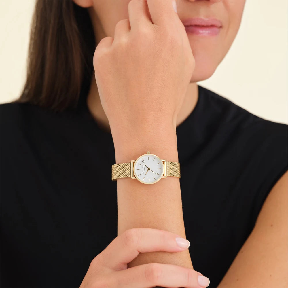 Rosefield Small Edit Mesh Gold SMGMG-S06 – kuva 2