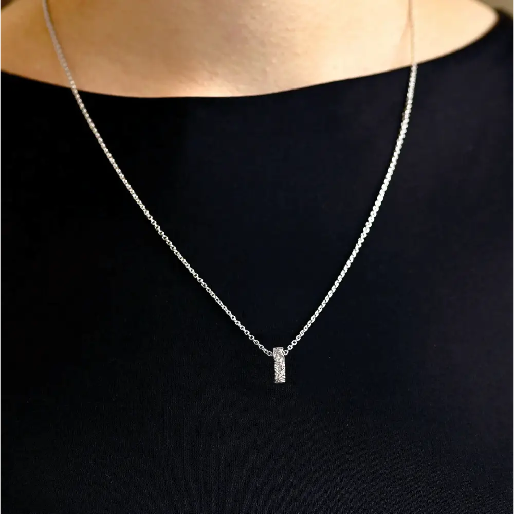 Festive Timanttiriipus Routa 3 mm 0,04 ct Valkokulta 14K Festive