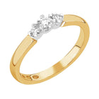 Sandberg Aurinkotuuli timanttisormus V-408yw 0,14 ct