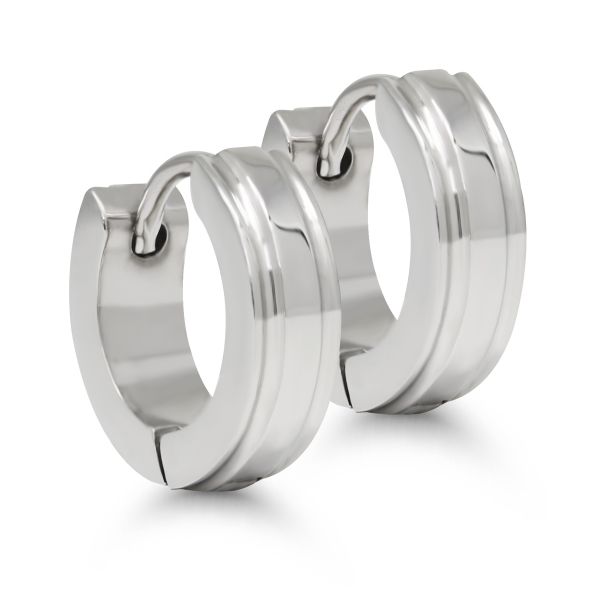 Saranalliset teräskorvakorut 4x13mm