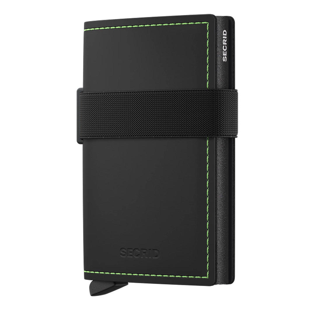 Secrid Bandwallet Matte Black-Green lompakko
