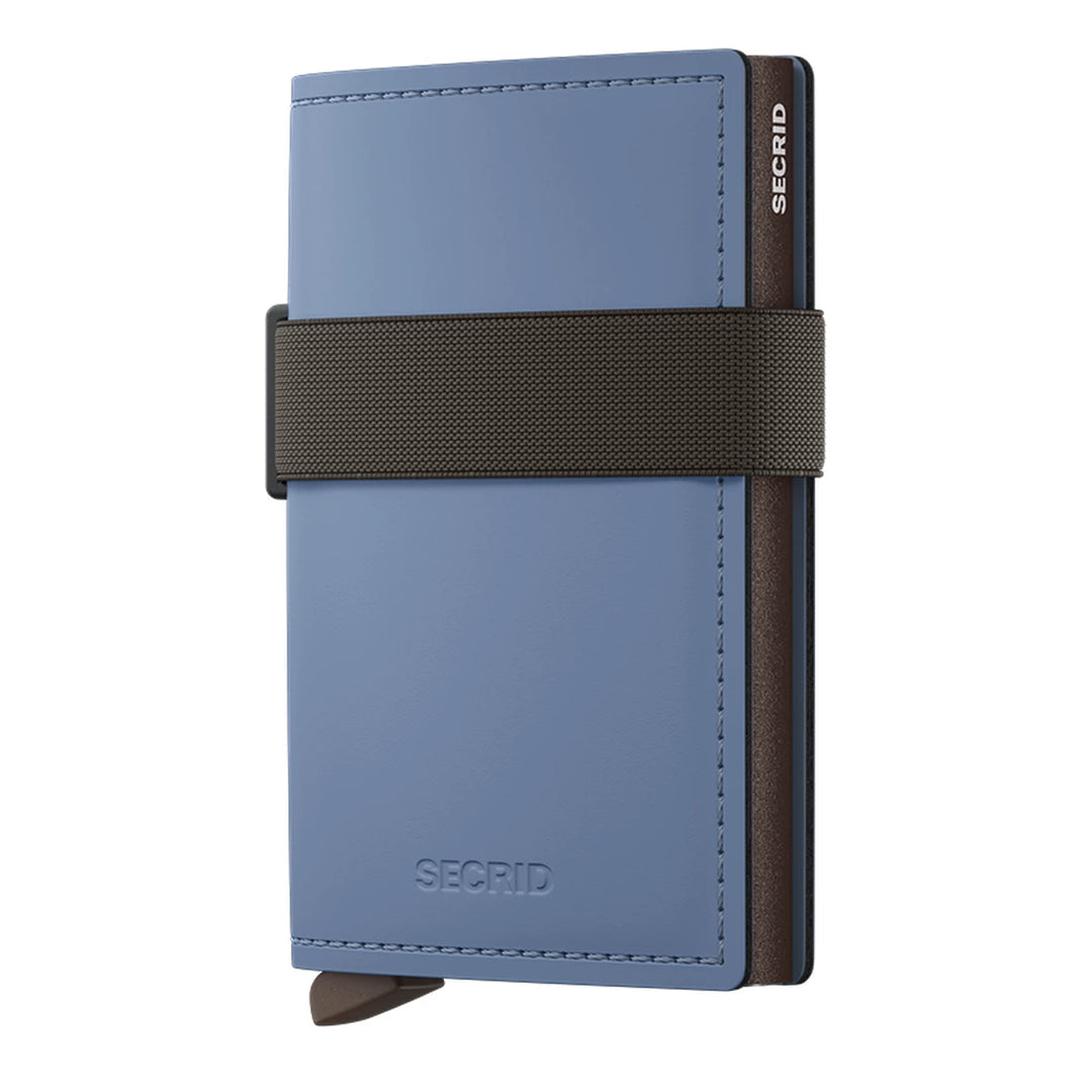 Secrid Bandwallet Matte Steel Blue-Brown lompakko