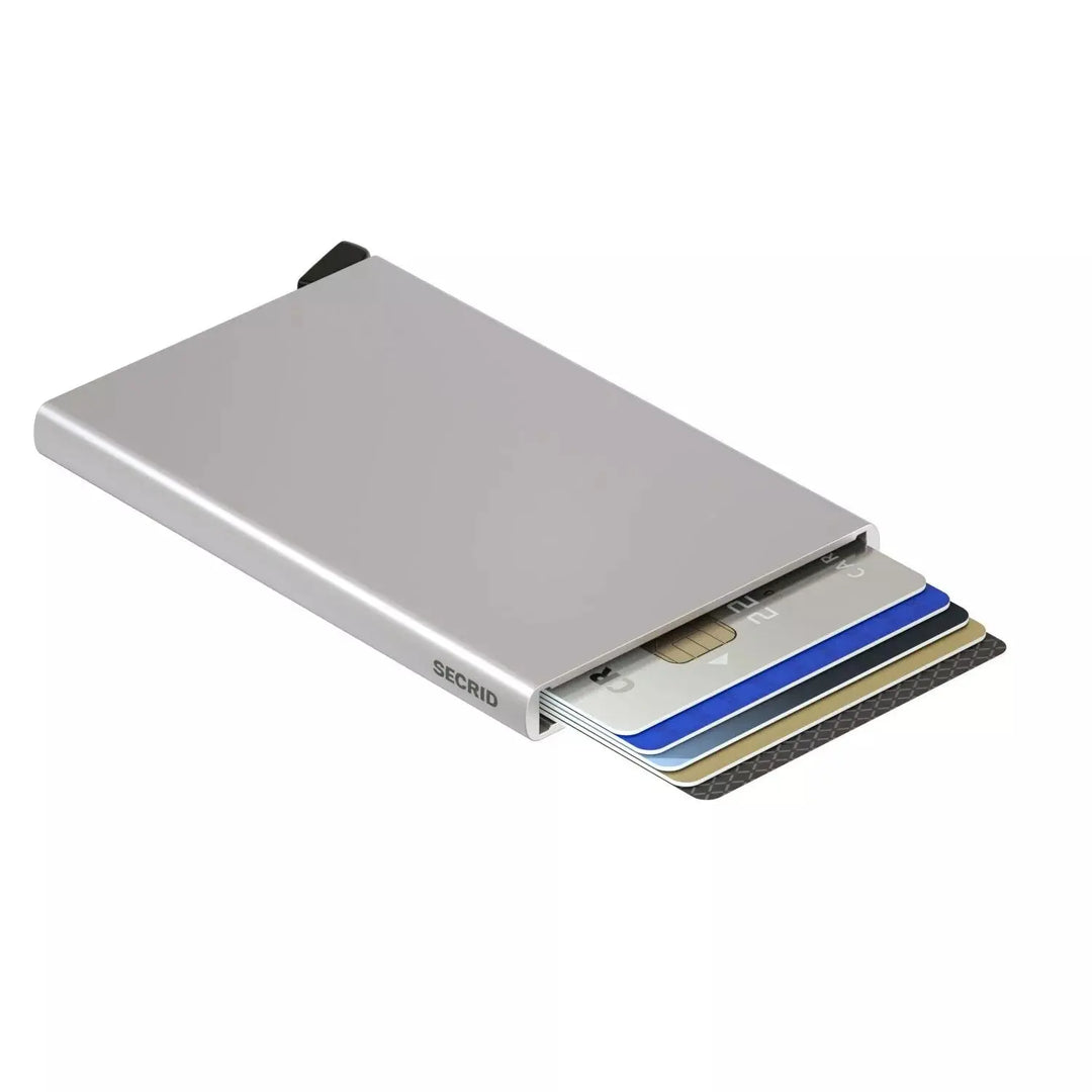 Secrid Cardprotector hopean sävyinen korttikotelo C-Silver Secrid