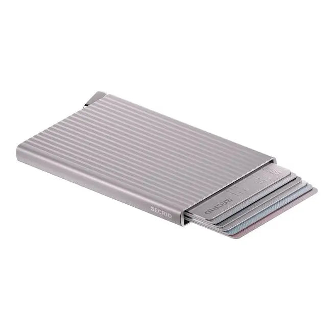 Secrid Premium Cardprotector hopean sävyinen korttikotelo CFl-Silver+ Secrid