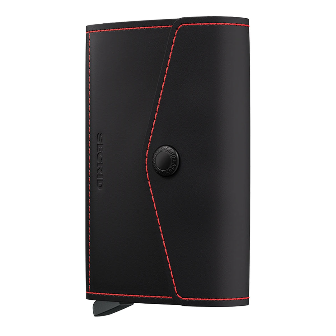 Secrid Envelope Wallet Matte Black &amp; Red lompakko