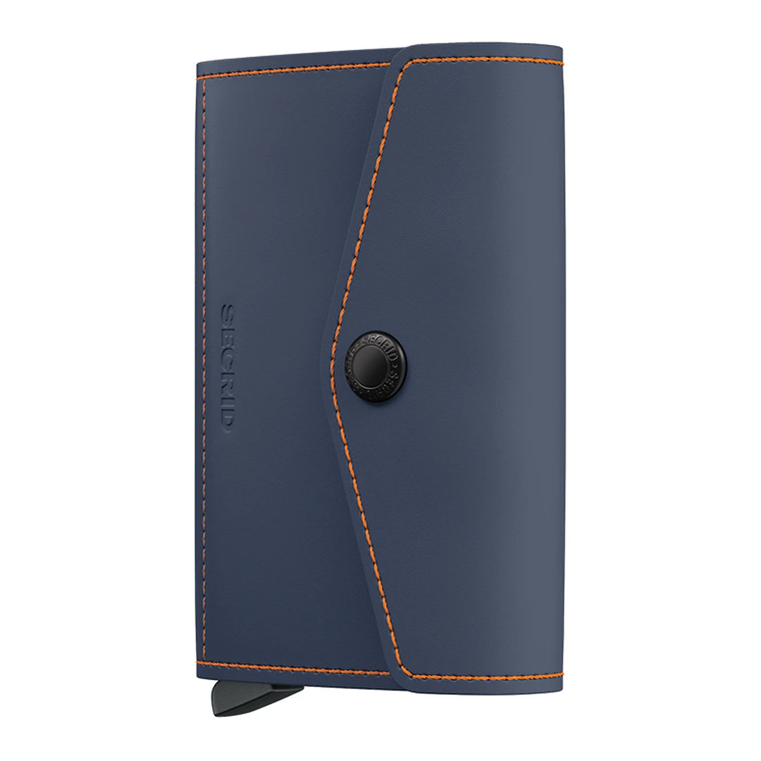 Secrid Envelope Wallet Matte Nightblue &amp; Orange lompakko
