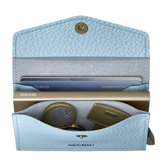 Secrid Envelope Wallet Pebble vaaleansininen lompakko EPe-Ice-Blue Secrid
