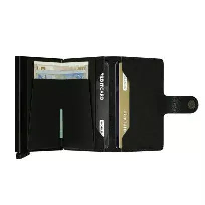 Secrid Miniwallet Crisple musta lompakko MC-Black Secrid