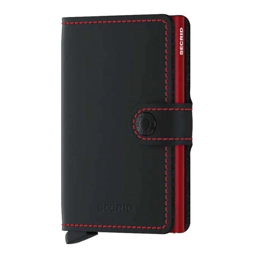 Secrid Miniwallet Matte Black & Red lompakko