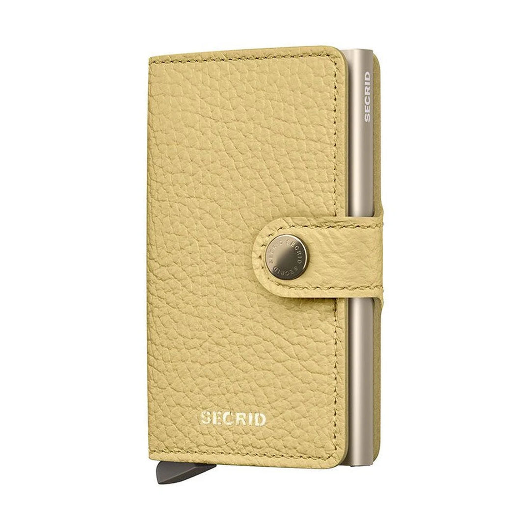 Secrid Miniwallet Pebble keltainen lompakko MPe-Butter-Yellow