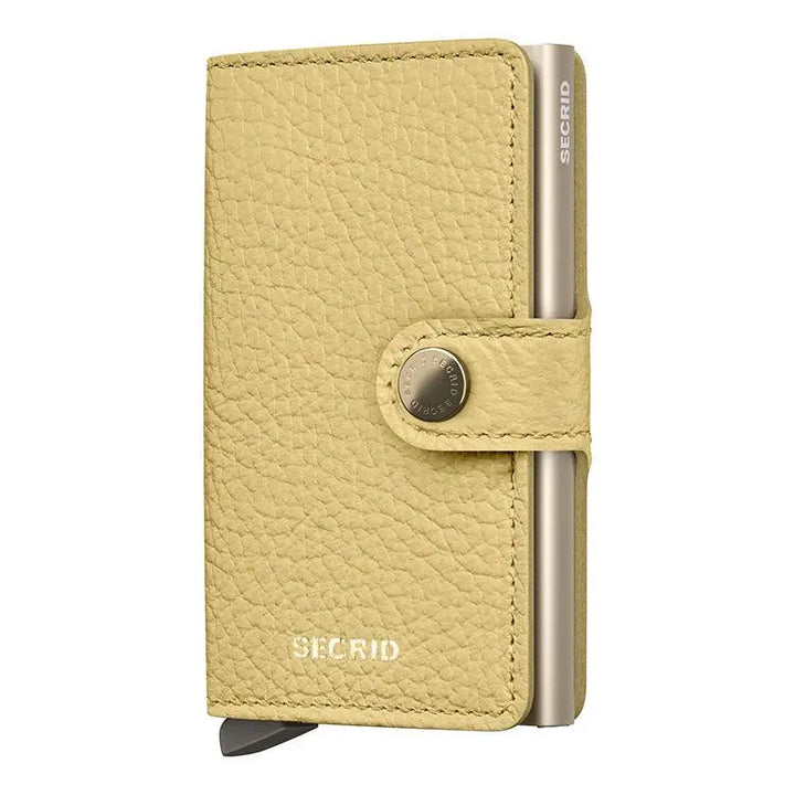 Secrid Miniwallet Pebble keltainen lompakko MPe-Butter-Yellow Secrid