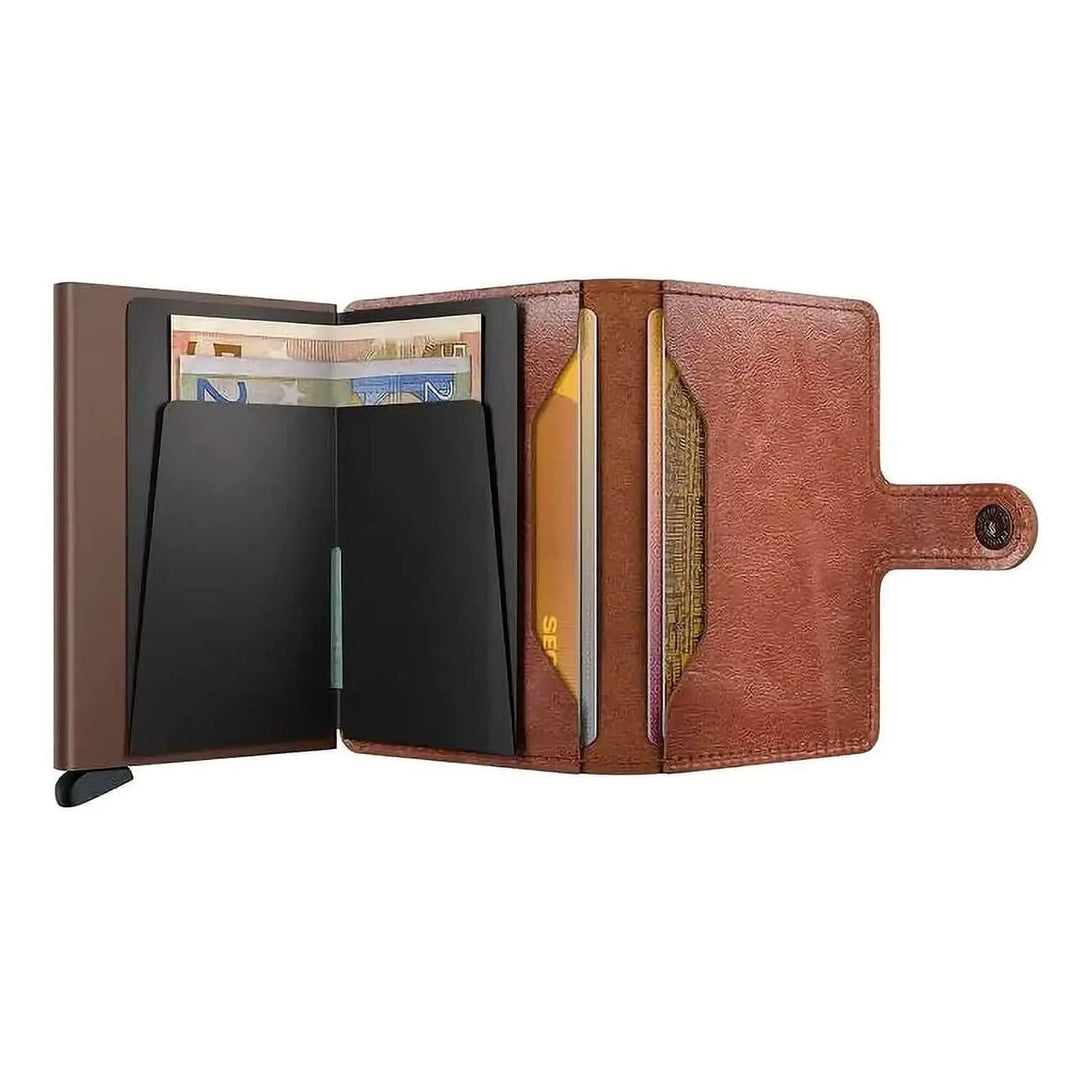 Secrid Miniwallet Vintage lompakko MV-Cognac-Brown Secrid