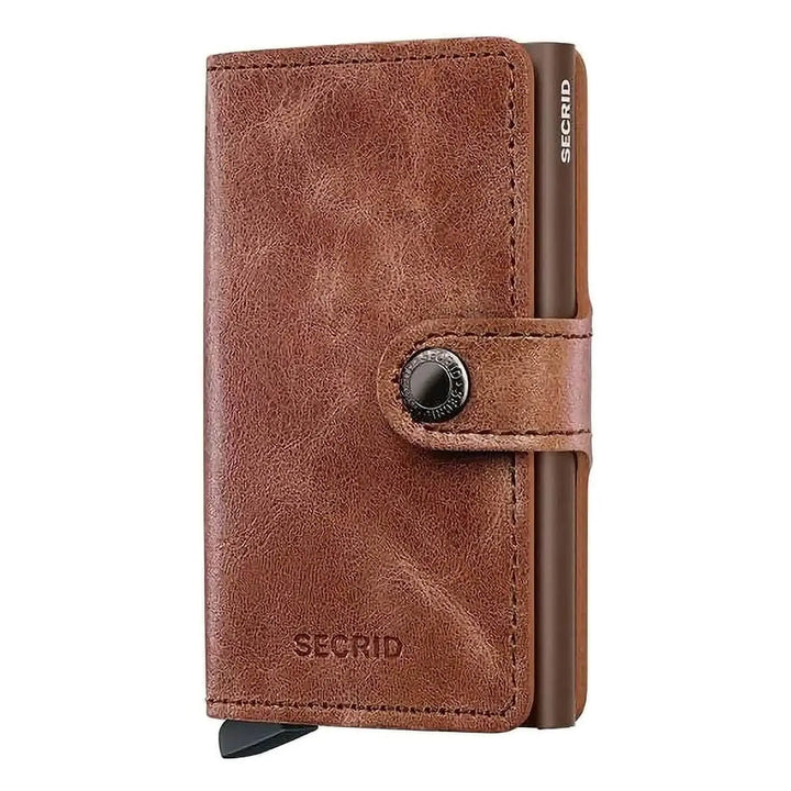 Secrid Miniwallet Vintage lompakko MV-Cognac-Brown Secrid