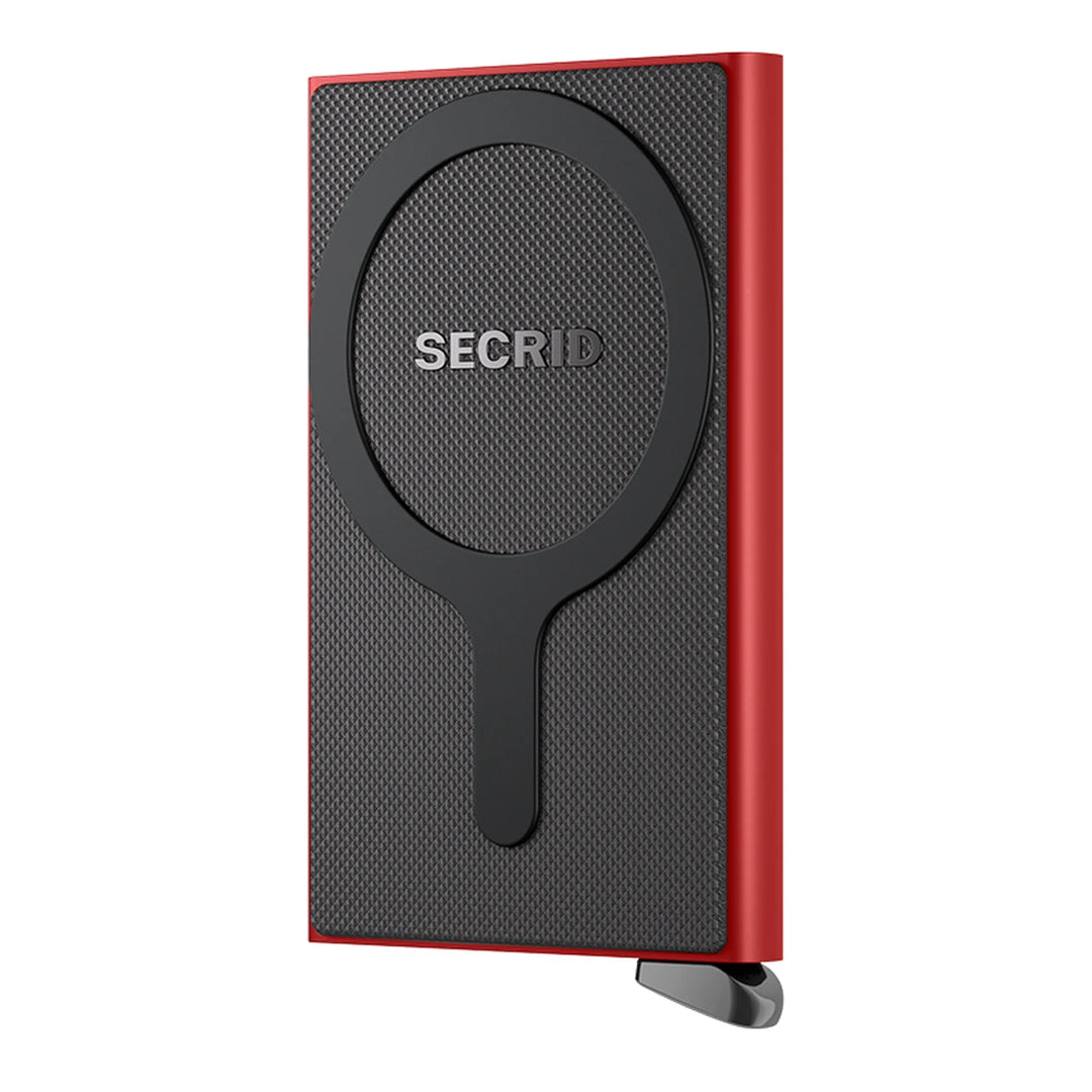 Secrid Premium Cardprotector Fluted for Magsafe Red+ korttikotelo