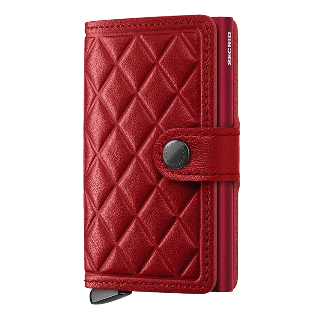 Secrid Premium Miniwallet Emboss Diamond Red+ lompakko