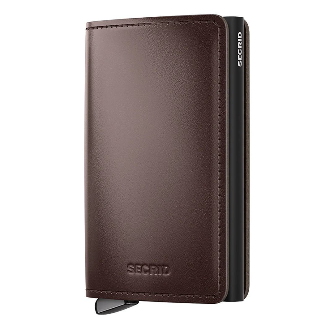 Secrid Premium Slimwallet Dusk Dark Brown+ lompakko