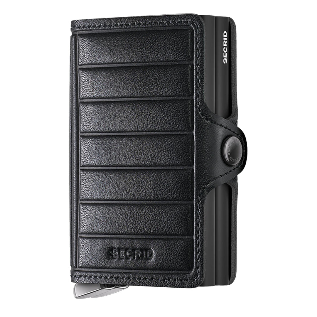 Secrid Premium Twinwallet Emboss Lines Black+ lompakko