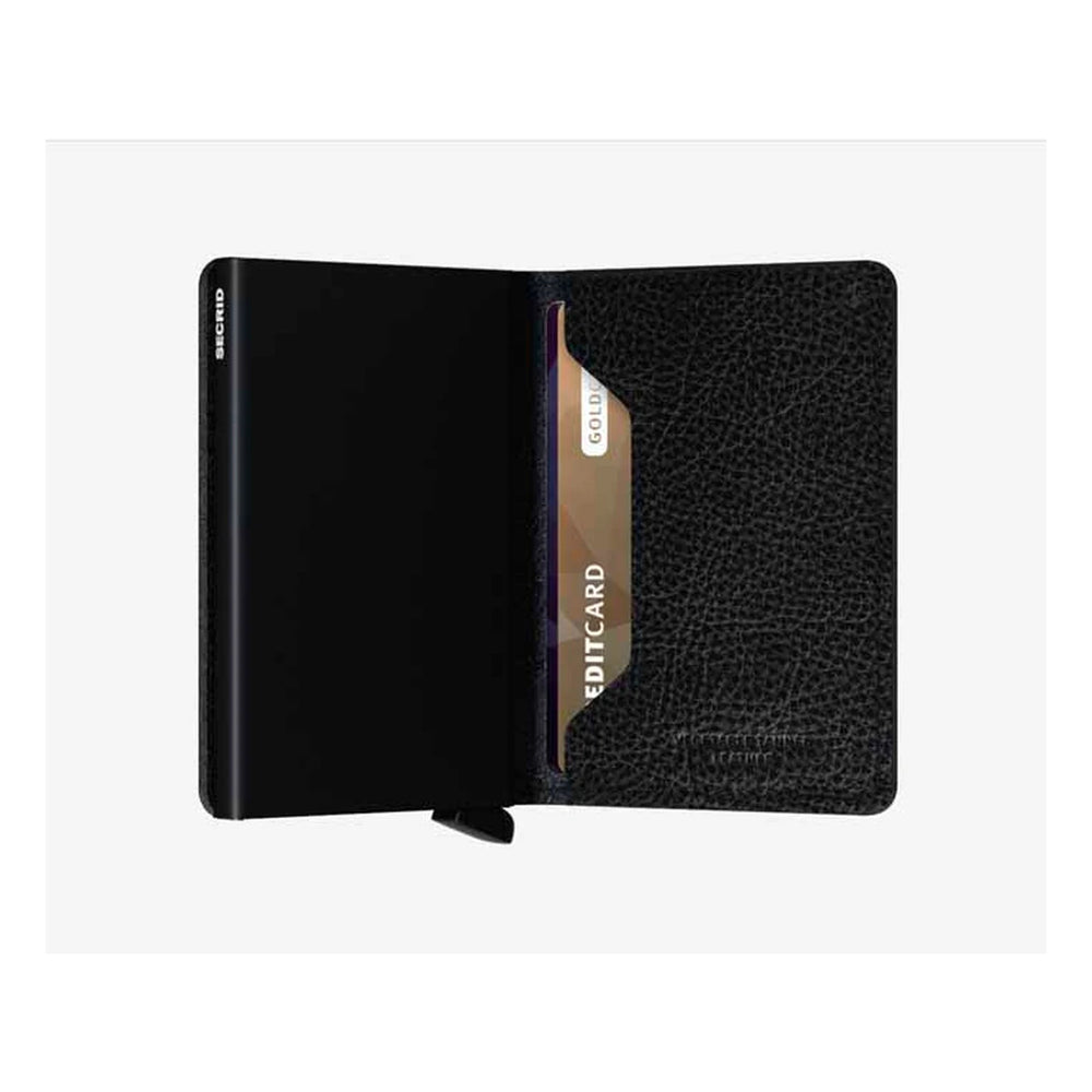 Secrid Slimwallet Vegetable Tanned Black-Black