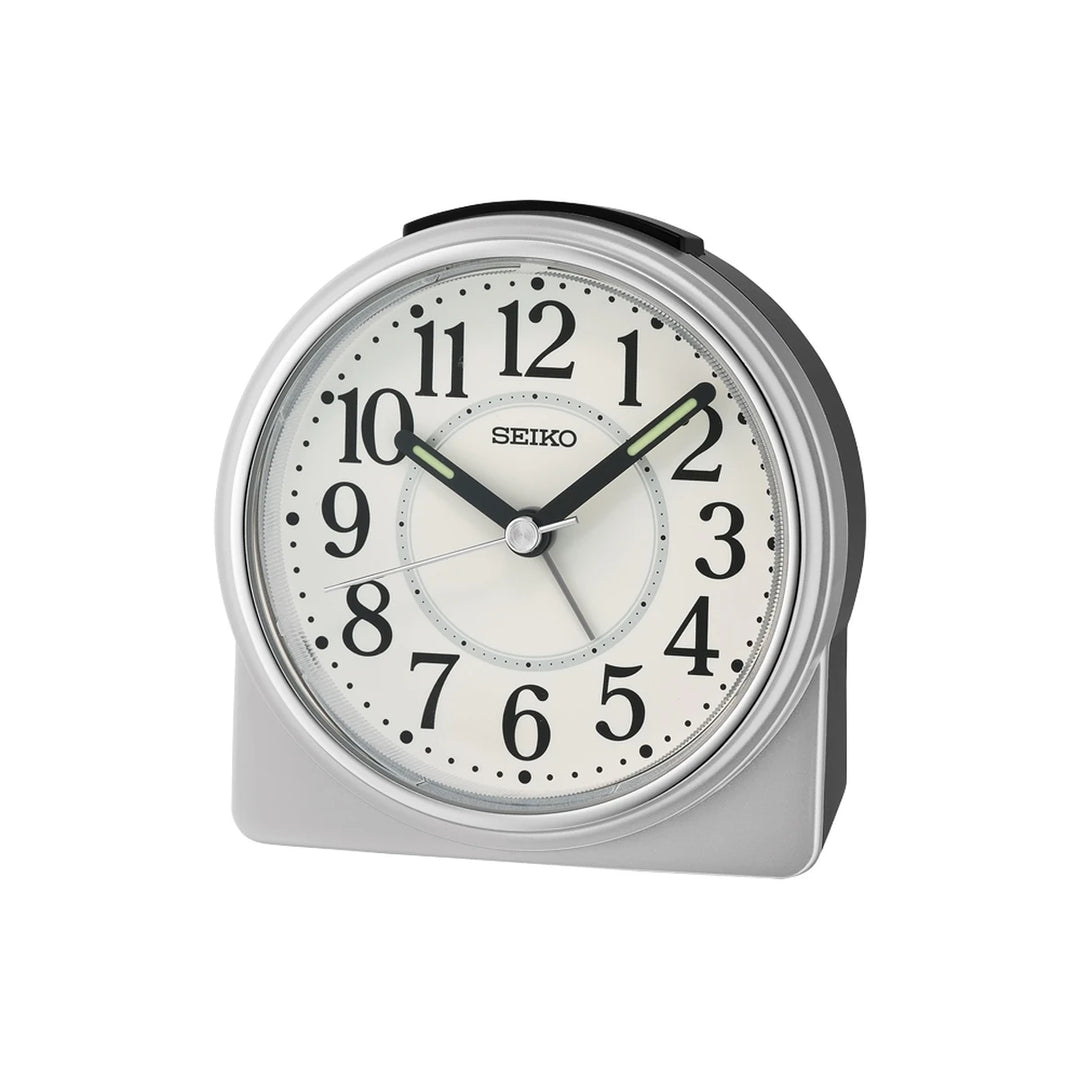 Seiko QHE198S herätyskello hopea