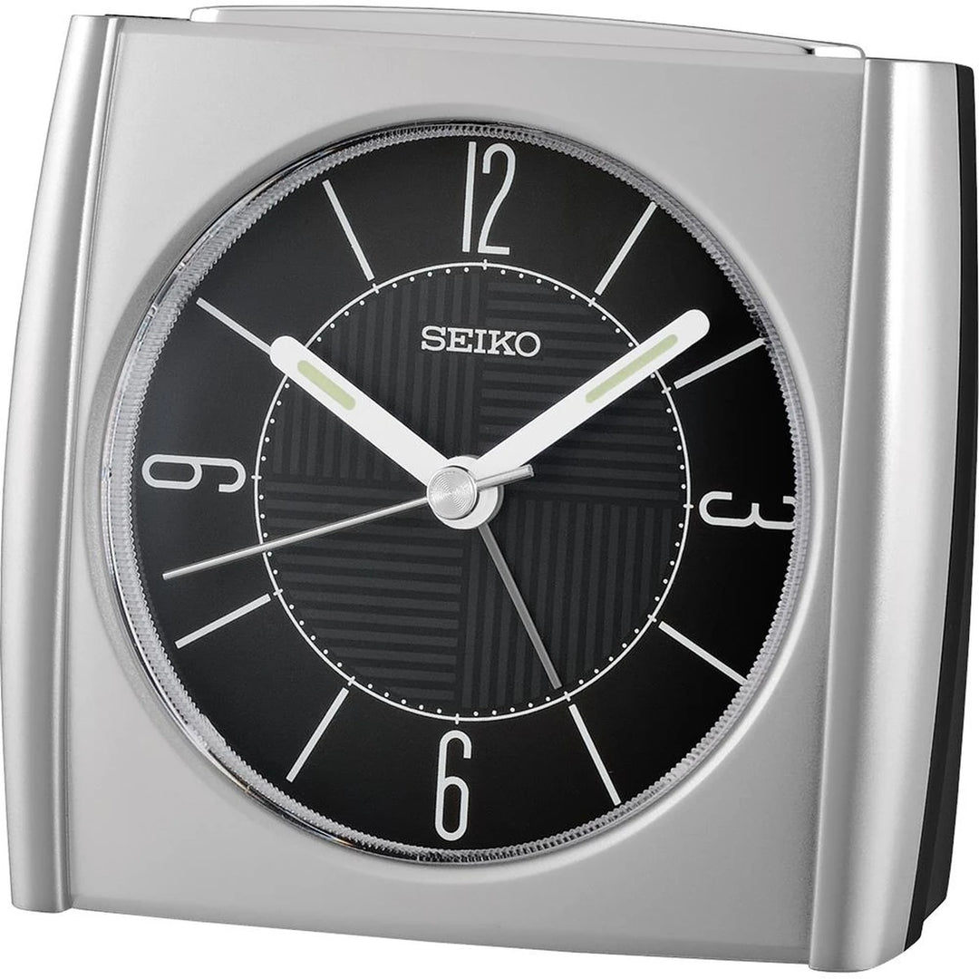 Seiko QHE205S herätyskello hopea