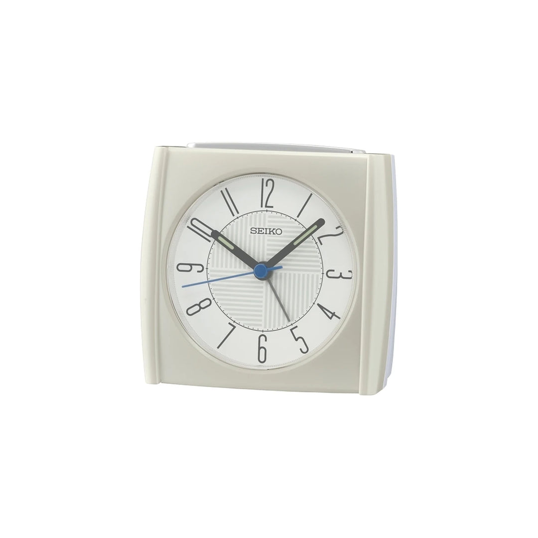 Seiko QHE205W herätyskello helmiäisvalkoinen