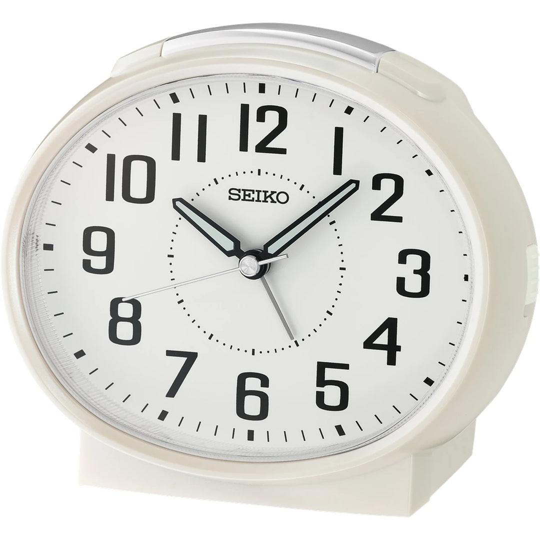Seiko QHK059W herätyskello helmiäisvalkoinen