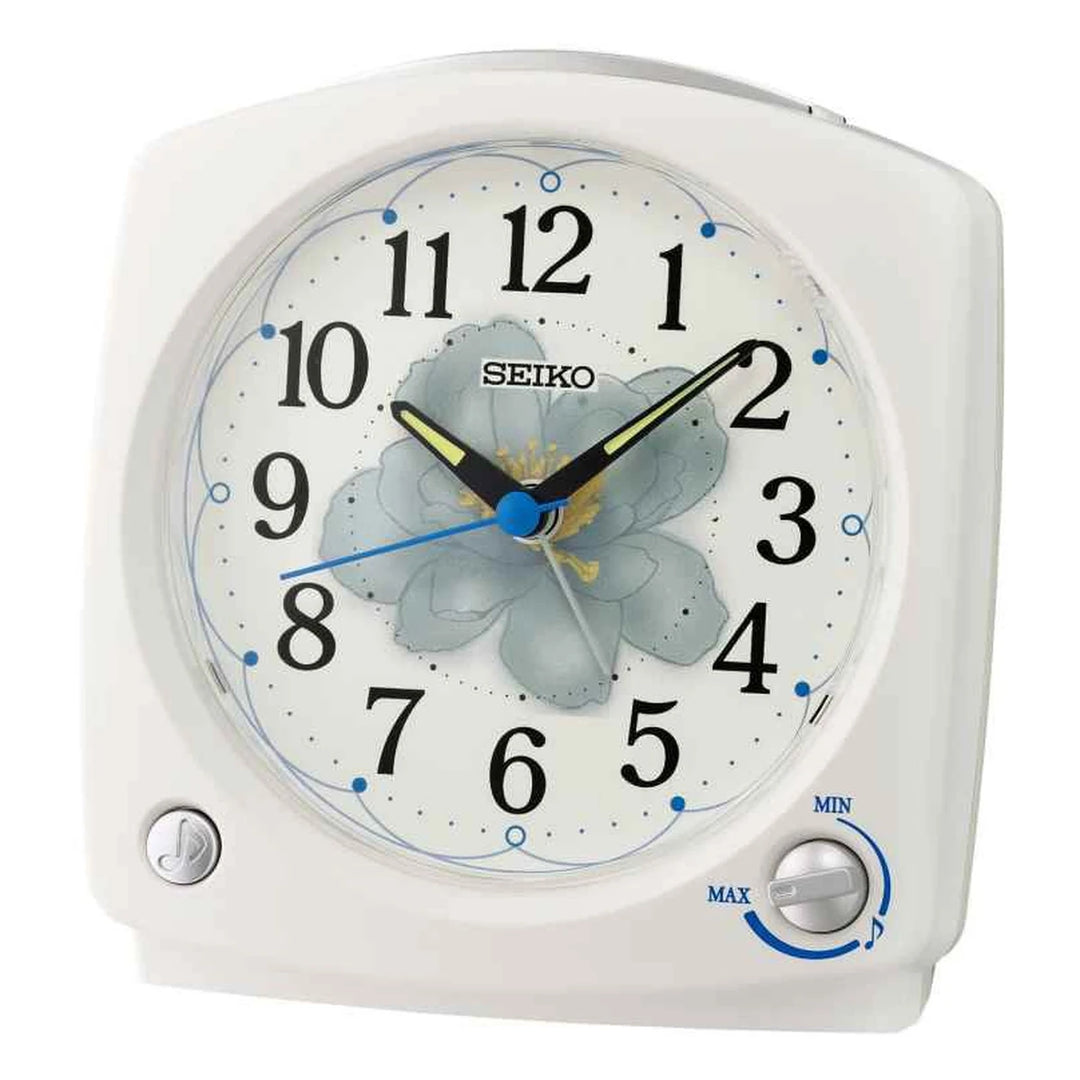 Seiko QHP012W herätyskello valkoinen