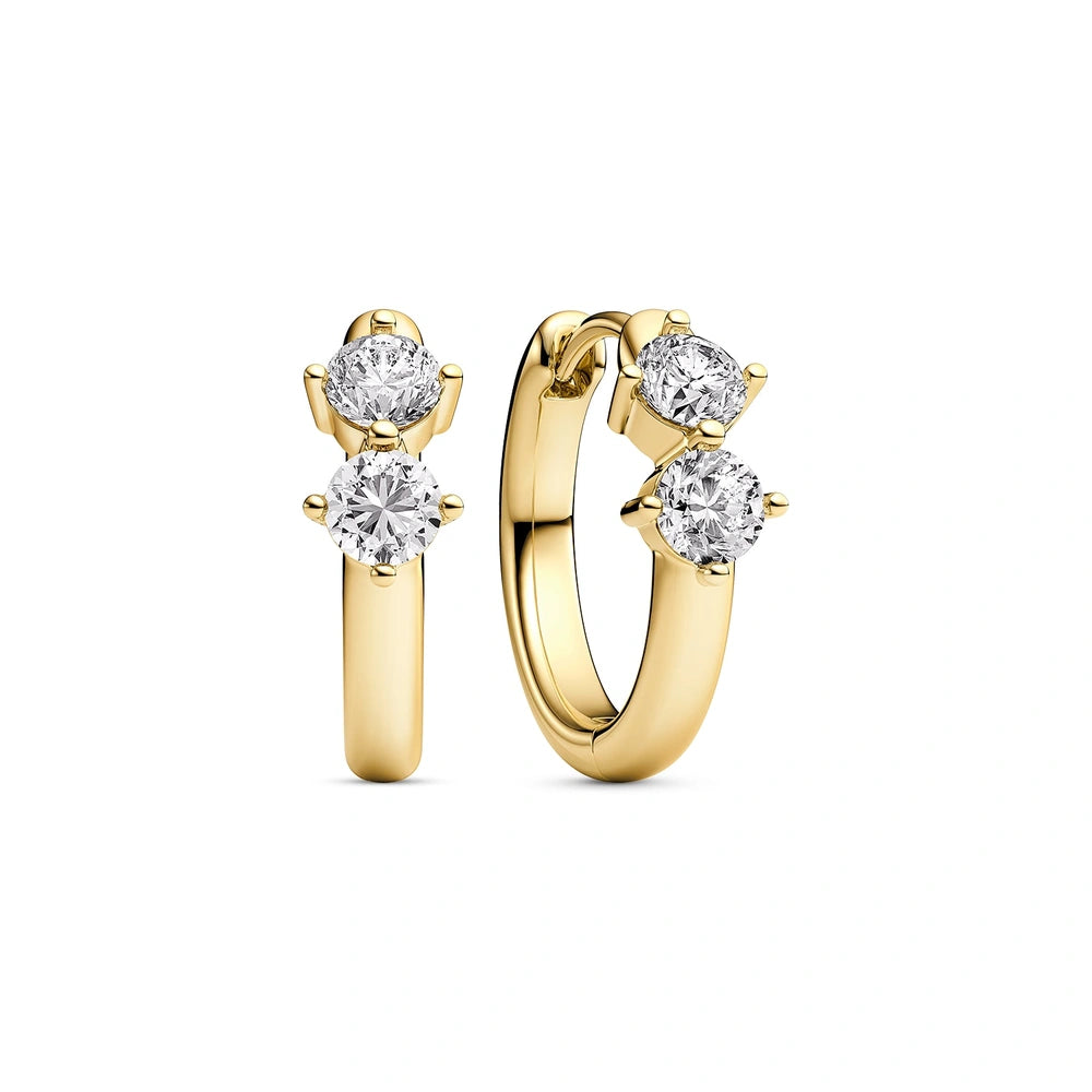 Sif Jakobs Princess Creolo Piccolo korvakorut SJ-E2850-CZ-YG