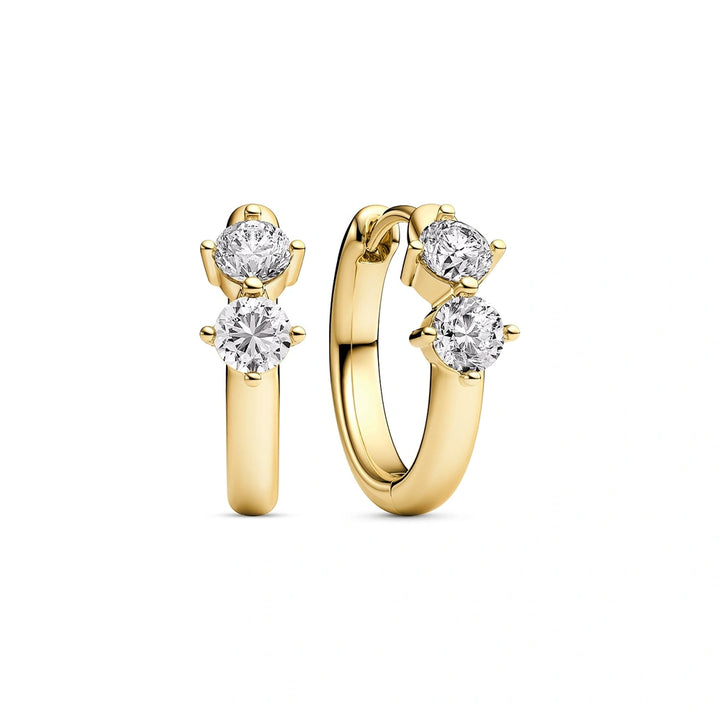 Sif Jakobs Princess Creolo Piccolo korvakorut SJ-E2850-CZ-YG