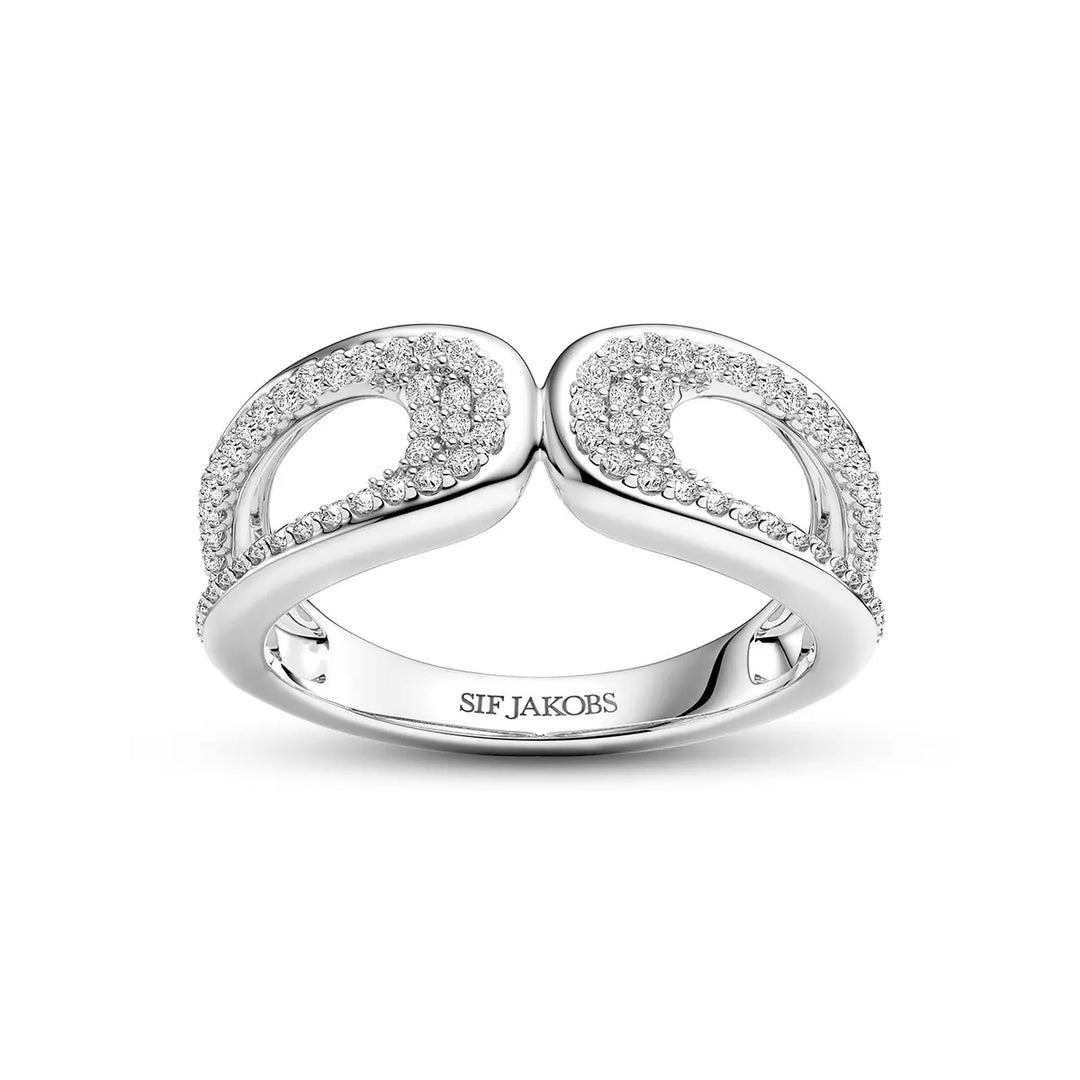 Sif Jakobs Borsa Due Piccolo hopeasormus SJ-R2624-CZ – kuva 1