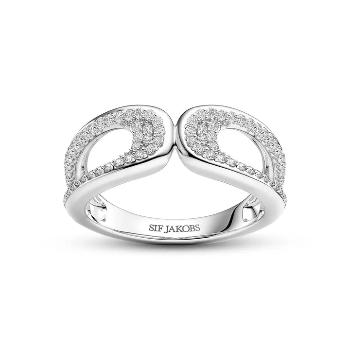 Sif Jakobs Borsa Due Piccolo hopeasormus SJ-R2624-CZ – kuva 1