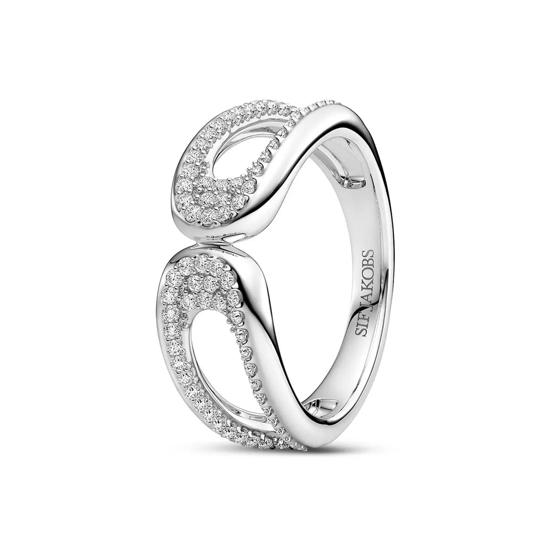 Sif Jakobs Borsa Due Piccolo hopeasormus SJ-R2624-CZ – kuva 3
