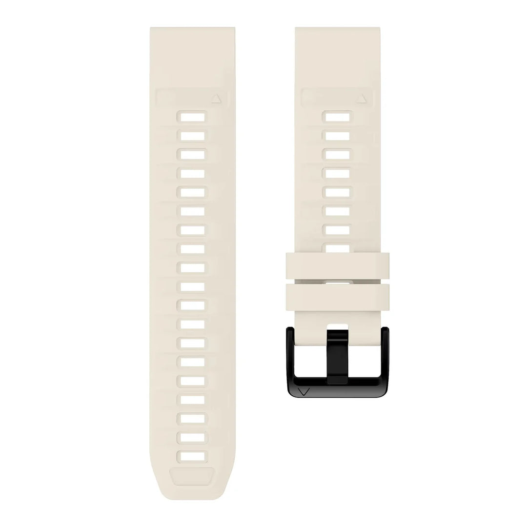 Sisu Aero Garmin Fenix silikoniranneke pikakiinnityksellä, vaalea beige, 22 mm HM Koru