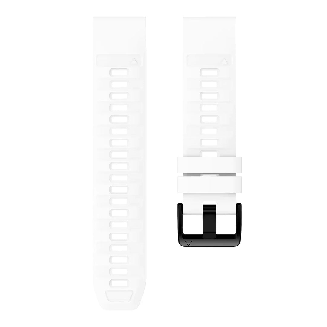 Sisu Aero Garmin Fenix silikoniranneke pikakiinnityksellä, valkoinen, 22 mm Sisu