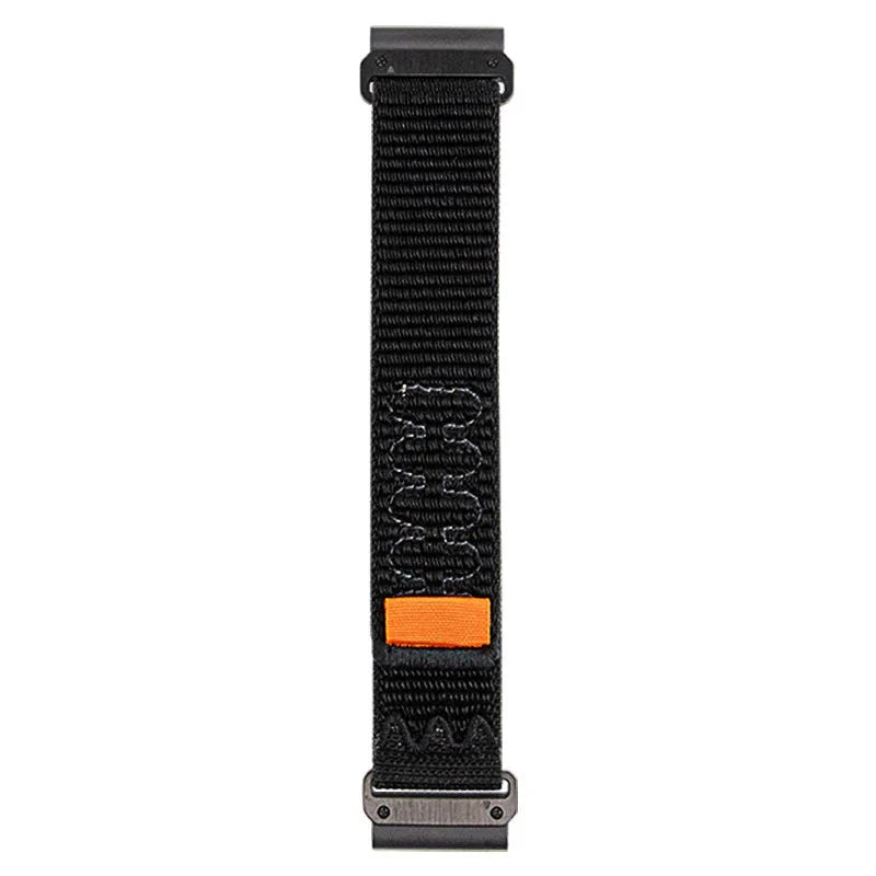 Sisu Knit Garmin Fenix joustava kangasranneke pikakiinnityksellä, musta, 22 mm Sisu