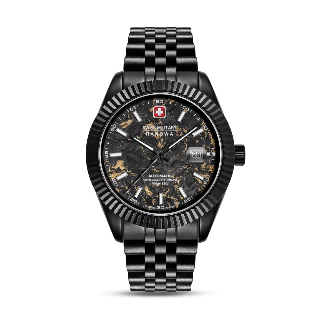 Swiss Military Hanowa Black Forged Automatic SMWGL0005531 SMWGL0005531 – edestä