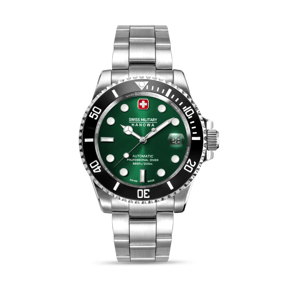 Swiss Military Hanowa SEALORD Green SMWGL0006302 – edestä