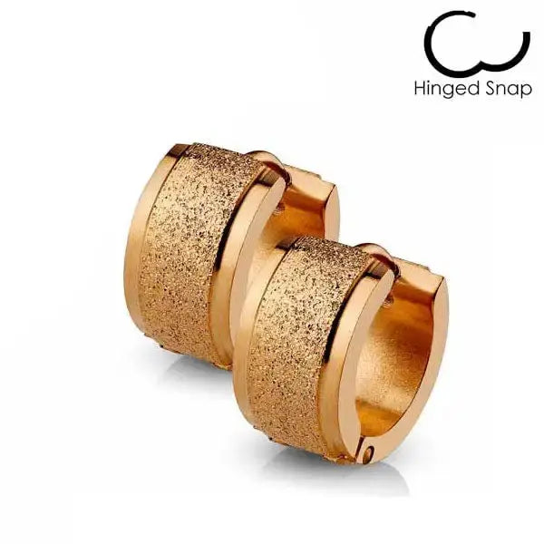 Teräskorvarenkaat ruusukulta matta Trendi Koru