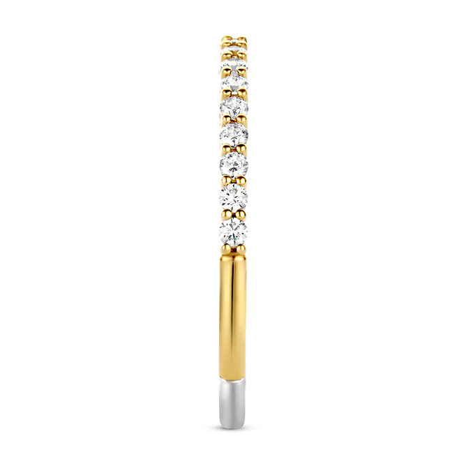 Ti Sento kullattu hopeasormus 12268ZY – tuotekuva 2