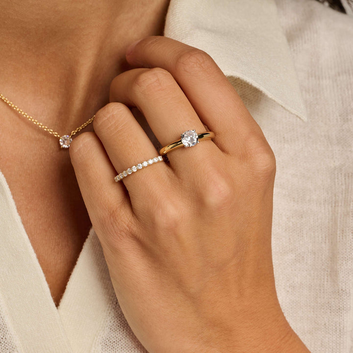 Ti Sento kullattu hopeasormus 1463ZY – tuotekuva 4