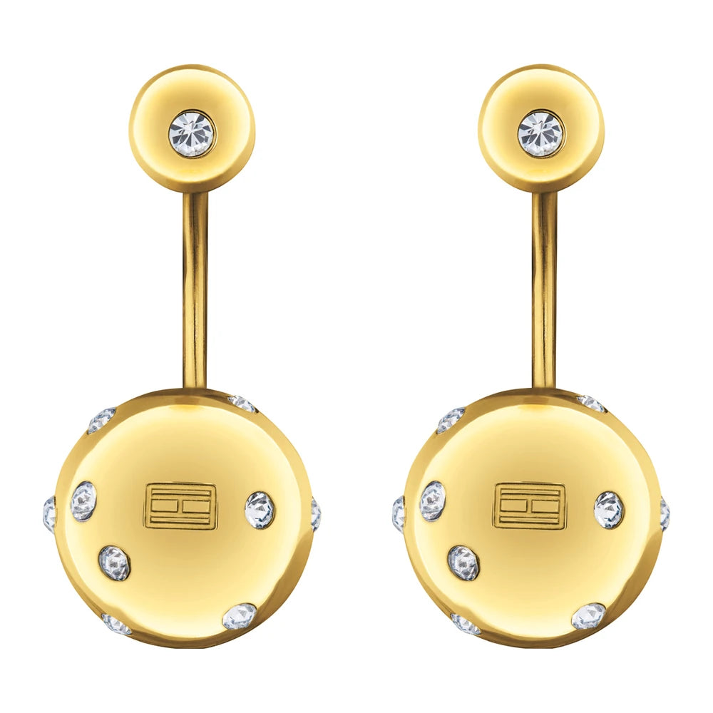 Tommy Hilfiger Beaded Studs Gp korvakorut kullanvärinen THJ2780106