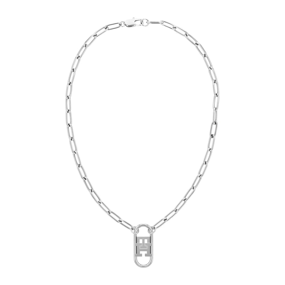 Tommy Hilfiger Monogram Long Chain Pendant naisten kaulakoru teräs THJ2780725