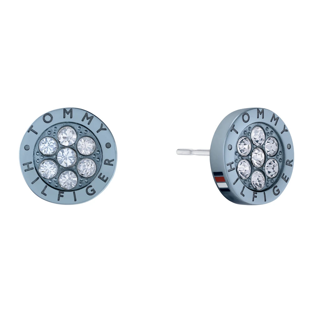 Tommy Hilfiger Crystal Family - Ice Blue naisten korvakorut teräs THJ2780736