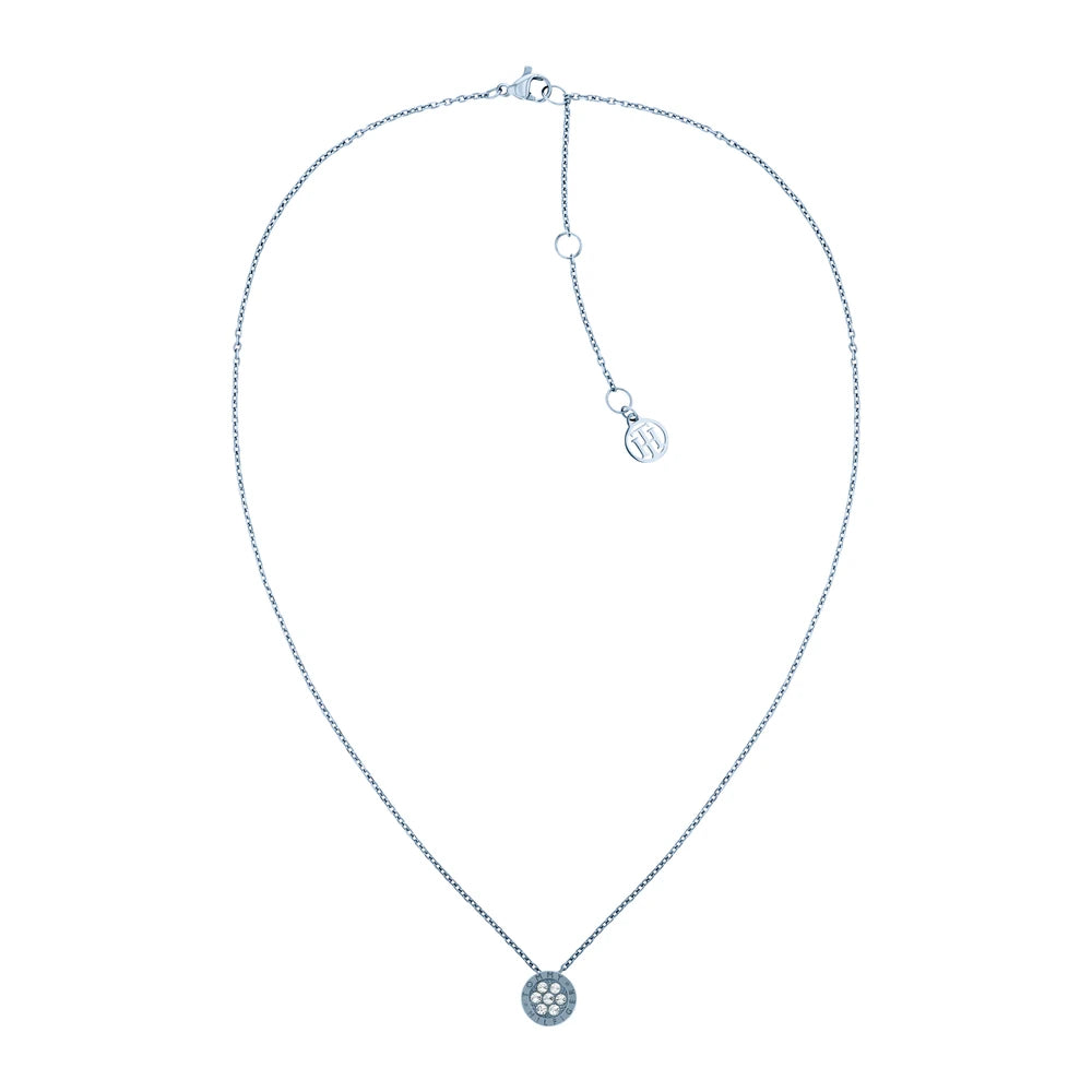 Tommy Hilfiger Crystal Family - Ice Blue naisten kaulakoru teräs THJ2780737