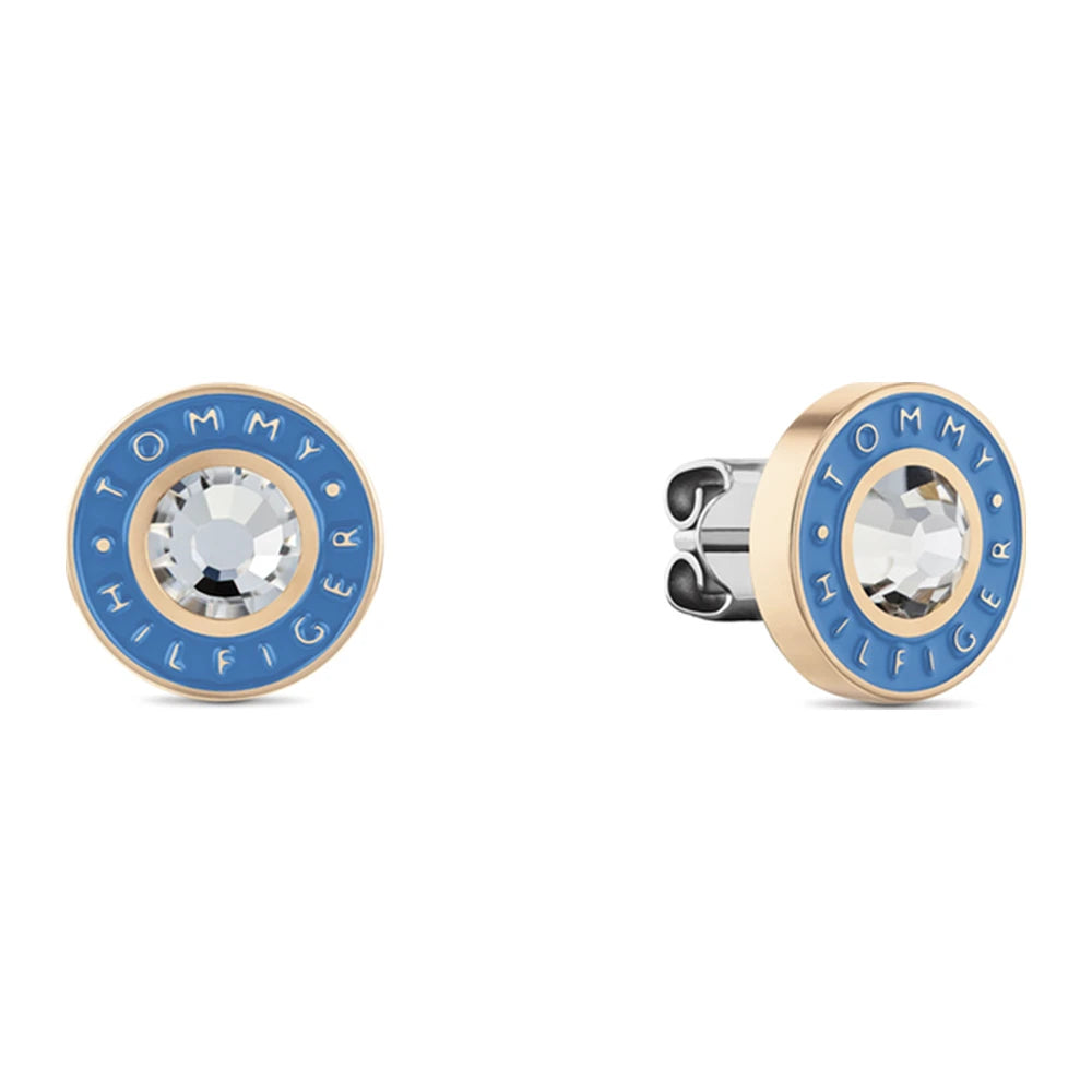 Tommy Hilfiger Layered Enamel naisten korvakorut punakullanvärinen THJ2780810