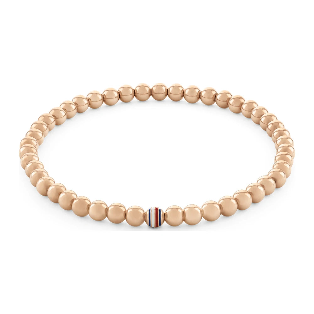 Tommy Hilfiger Metal Beads naisten rannekoru punakullanvärinen THJ2780939