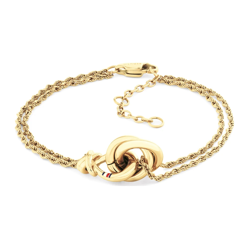 Tommy Hilfiger Nautical Knot naisten rannekoru kullanvärinen THJ2780991