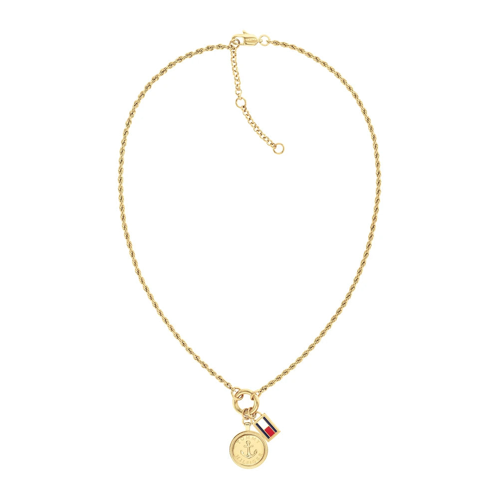 Tommy Hilfiger Nautical Charms naisten kaulakoru kullanvärinen THJ2781029