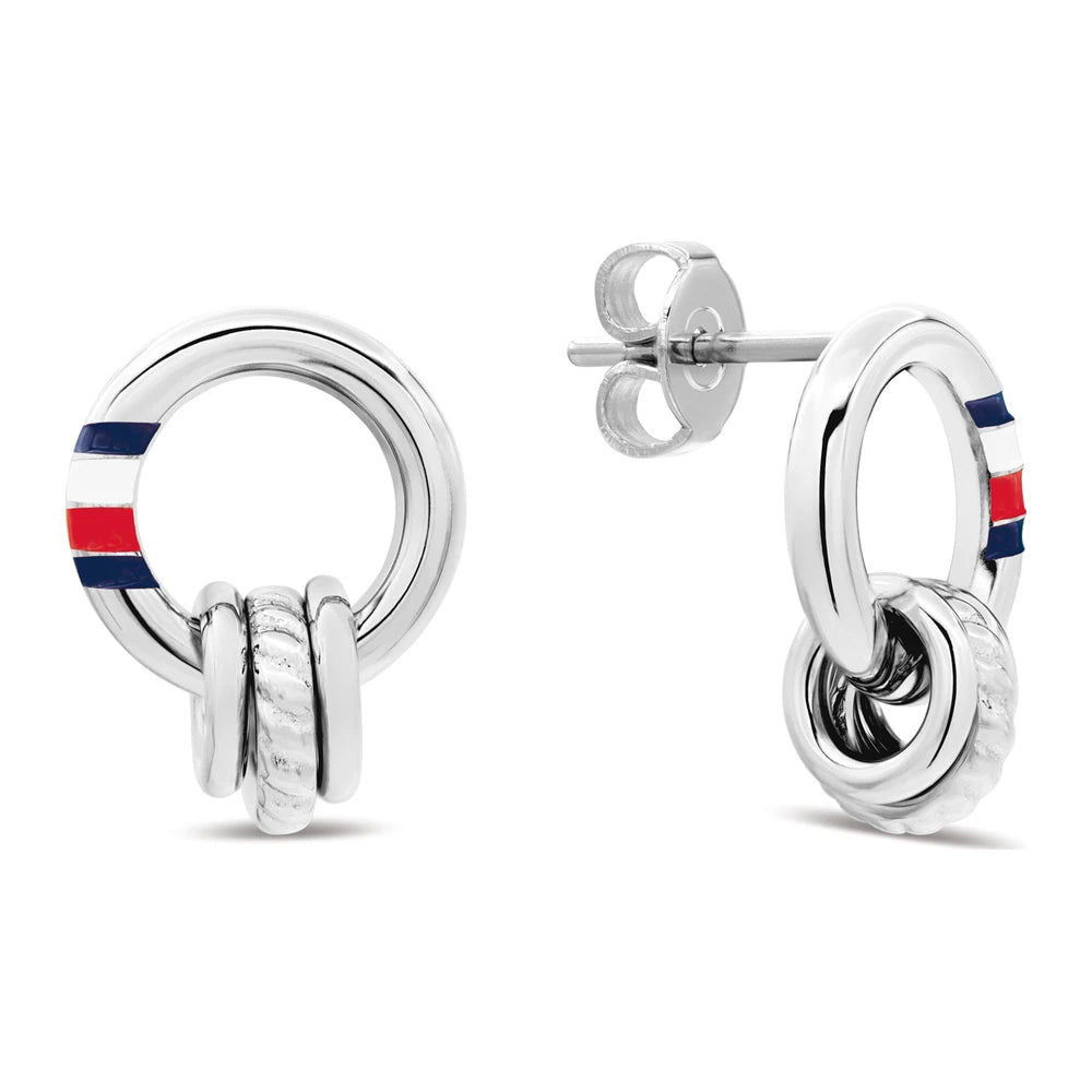 Tommy Hilfiger Feminine Rope naisten korvakorut teräs THJ2781061